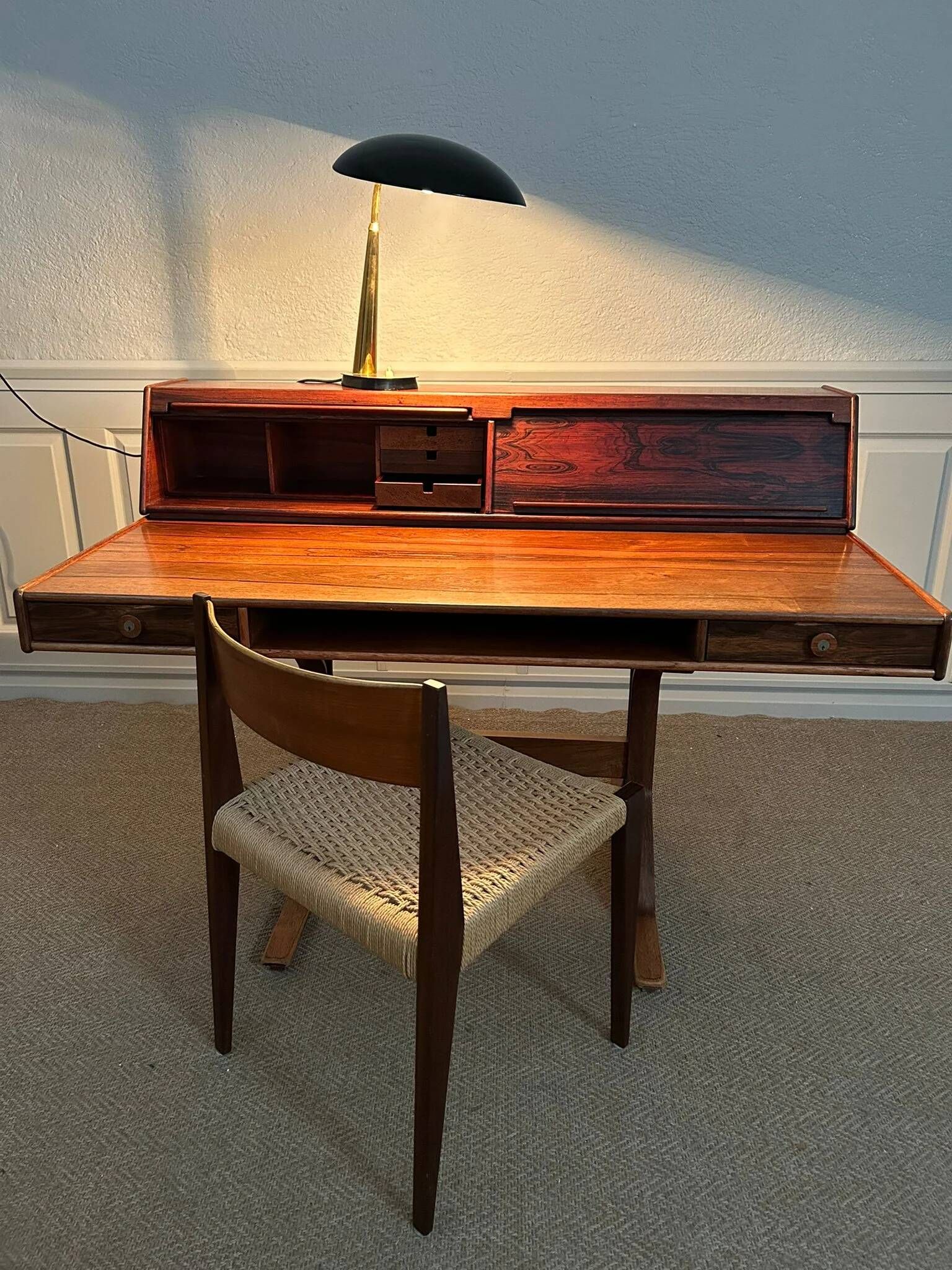 Desk 530 by Gianfranco Frattini for Bernini, Italy, 1950s