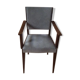 Fauteuil de chambre en bois et skaî