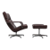 Early 'F141' lounge chair with ottoman by Geoffrey Harcourt for Artifort, 1972