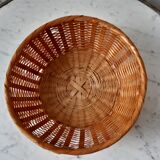 Wicker panière 70s