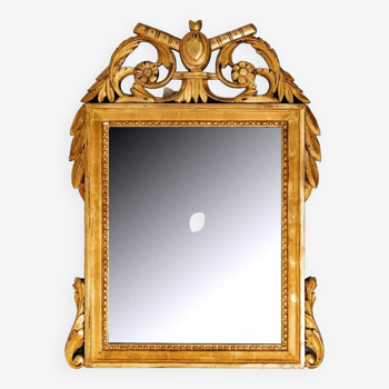 Gilded Wood Mirror - Louis XVI - Sacred Heart Devotion - epoch : XVIIIth century
