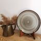 8 flat plates in vintage ceramic