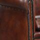 Sheepskin Leather Club Chair with Black Piping
