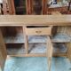 Low sideboard in light solid oak with 3 doors and 1 drawer.