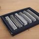 Set of 6 Cristal d'Arques knife rests model Diamond with original box.