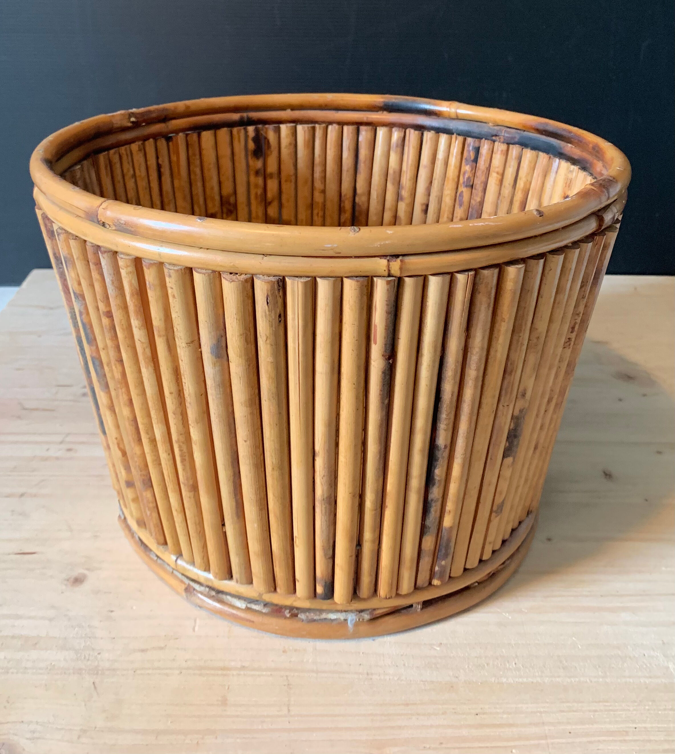 Rattan pot cover