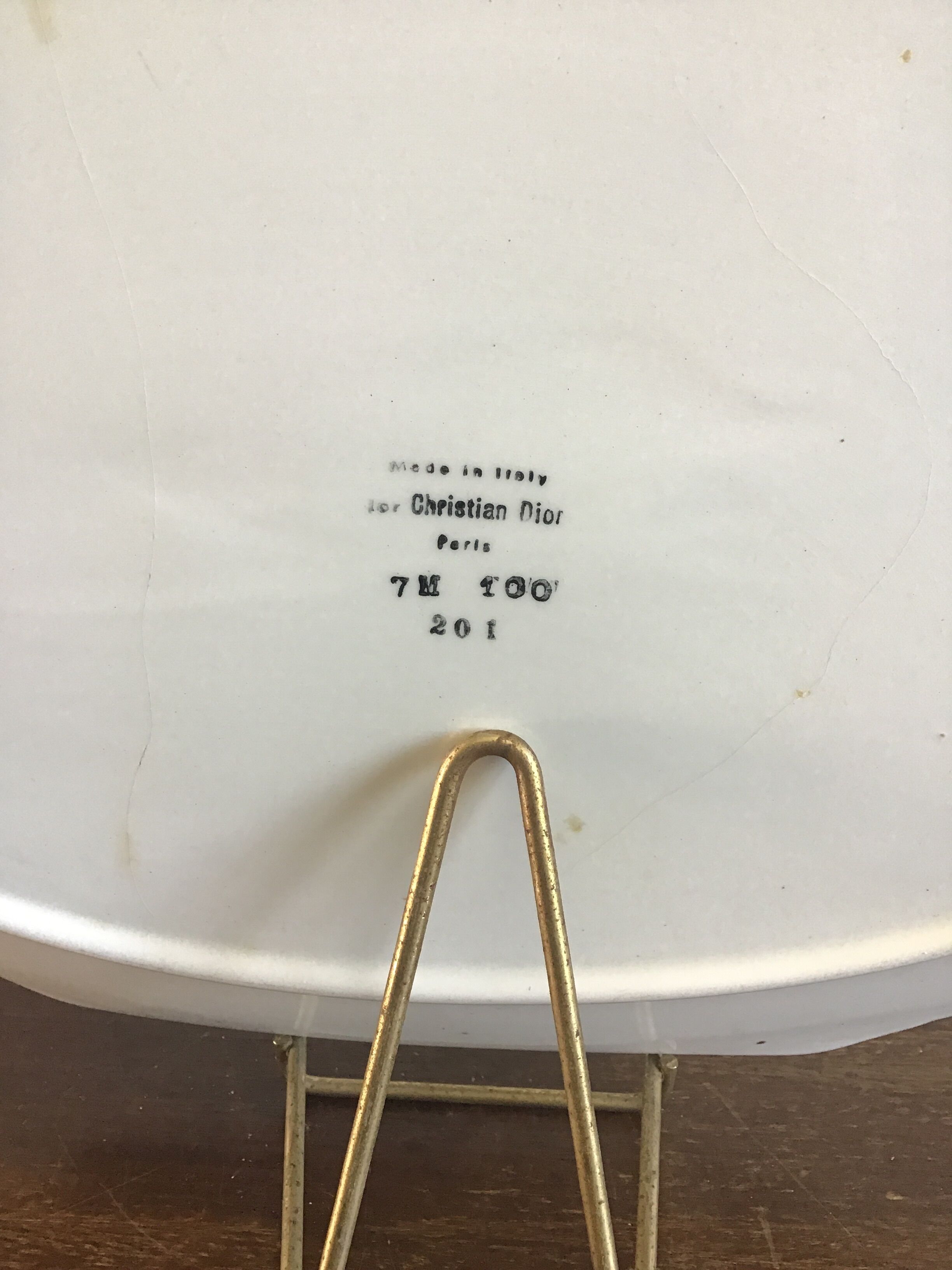 Christian Dior's great serving dish