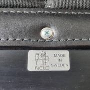 Black leather armchair by Åke Fribytter for Nelo möbel from the 70s