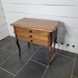 Oak bedside table