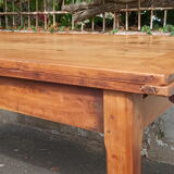 Elm farmhouse table with extensions 6/12 people