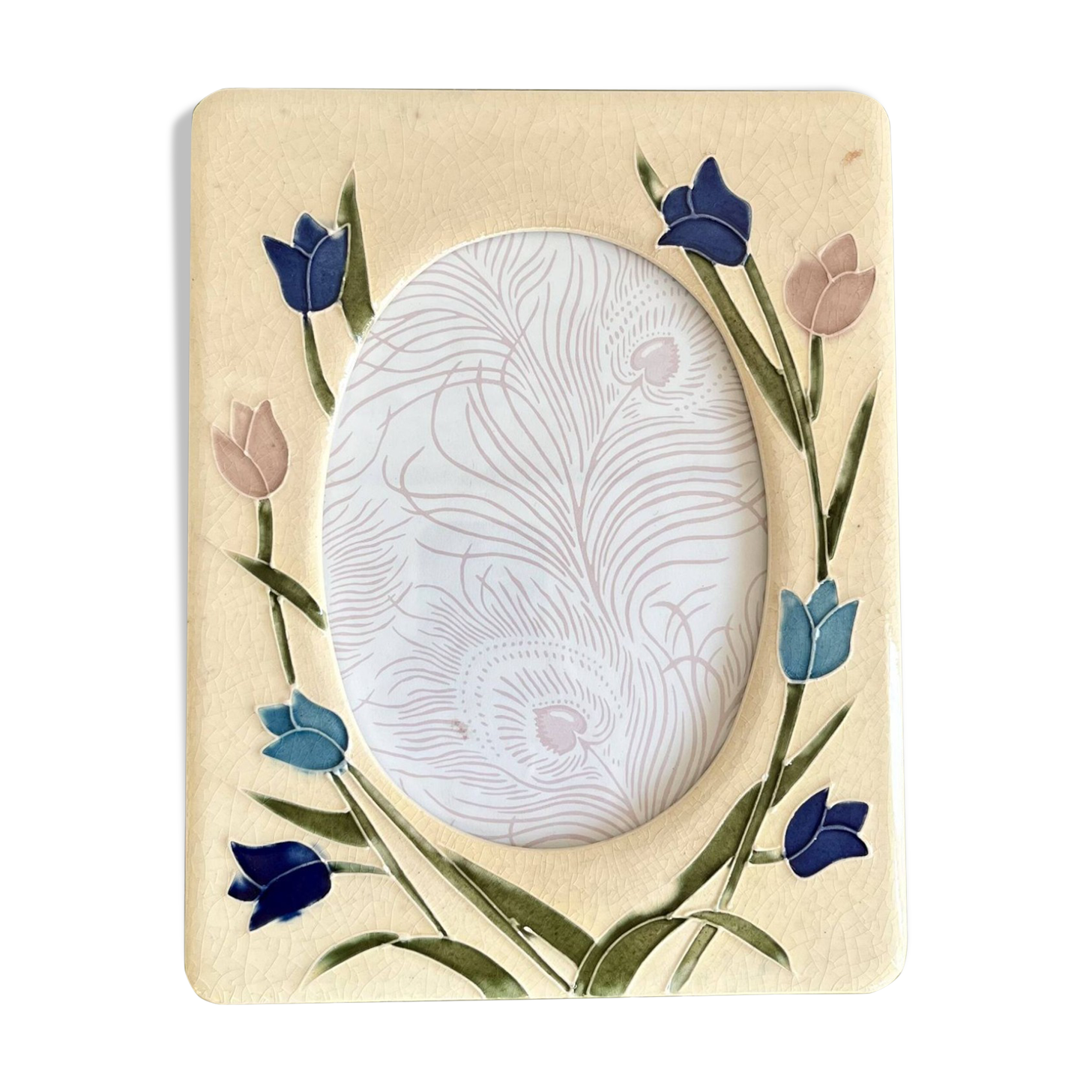 Cadre photo céramique