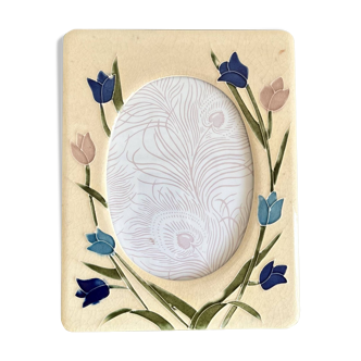 Ceramic photo frame