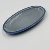 Set of two Boch blue dishes