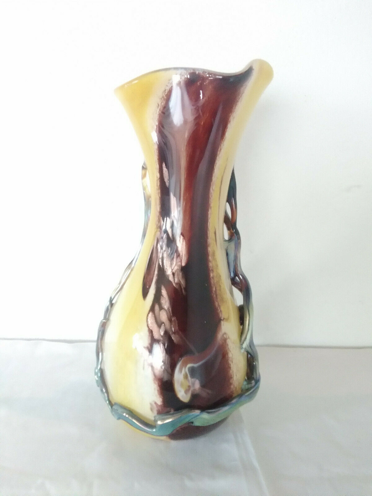Blown glass vase