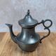 Tin lot – teapot, milk jug & duo of cups/saucers