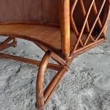 Vintage rattan bar