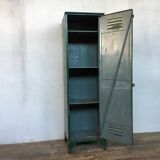 Ancien vestiaire industriel métallique Gantois à 1 porte 1930