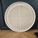 Vintage round plastic mirror