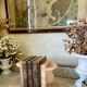 Paire de serre-livres vintage vase Médicis en onyx rose