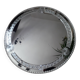 Large old round mirror finely decorated