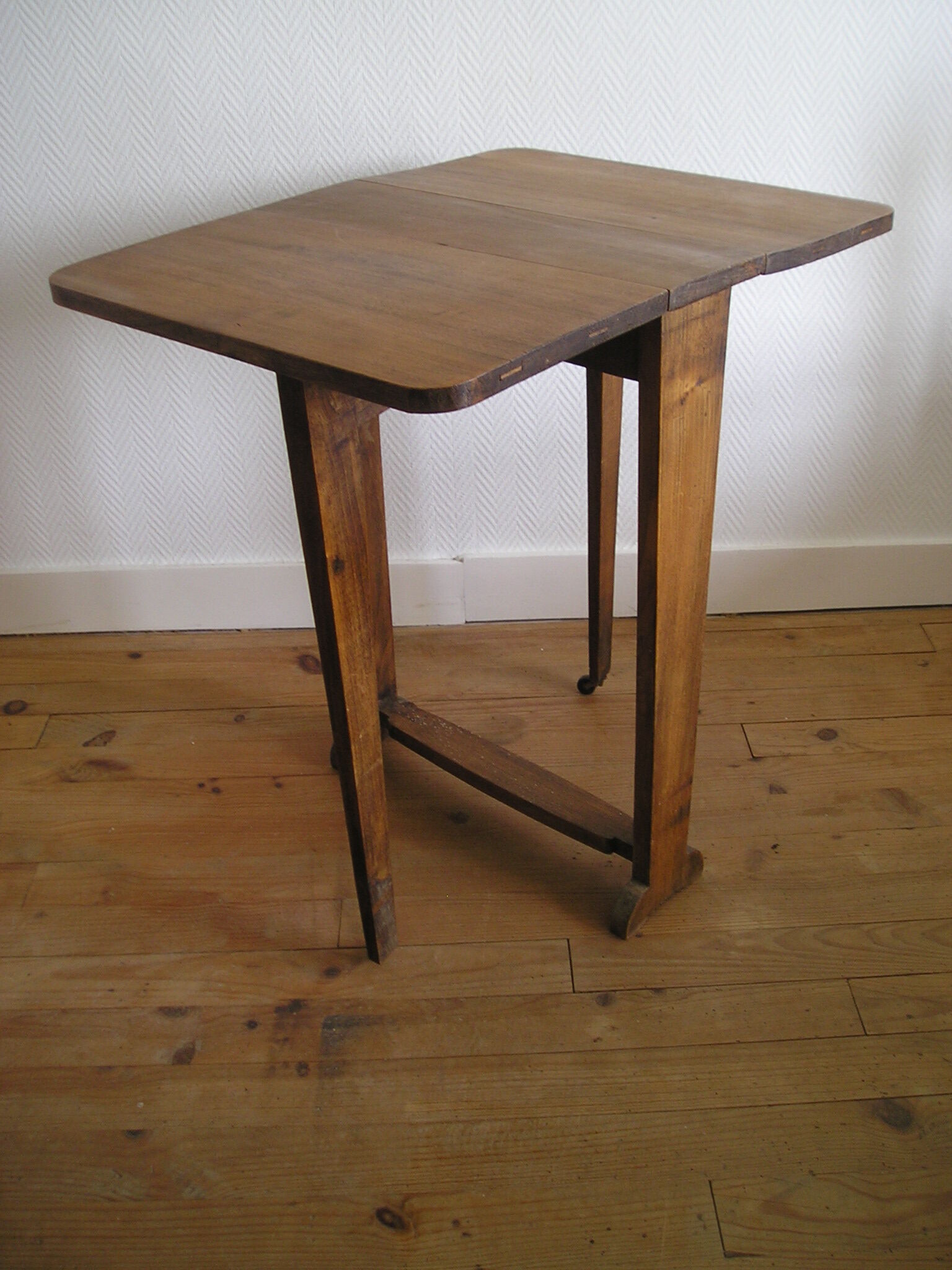 Old folding side table