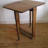 Old folding side table
