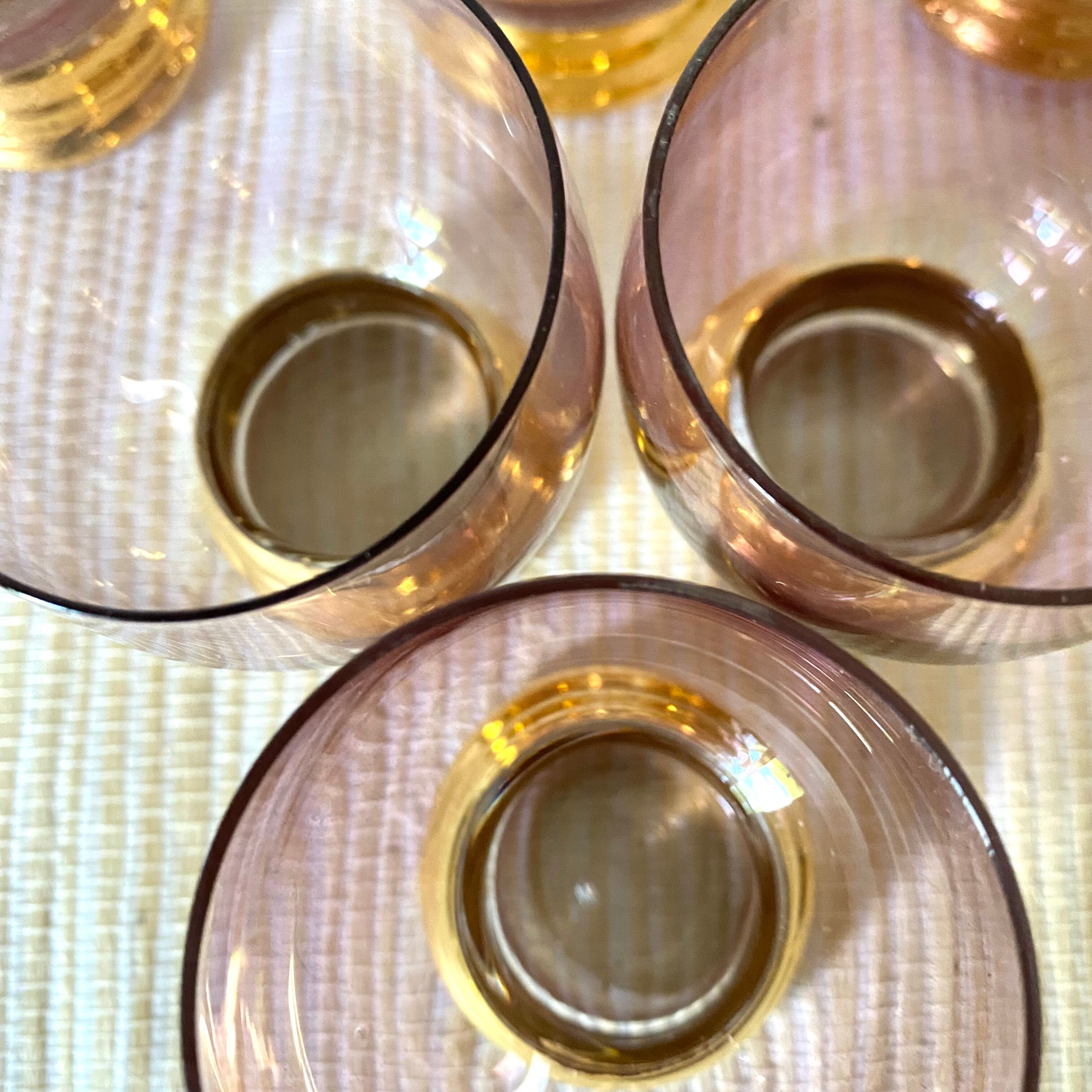 Old roses and gold glasses