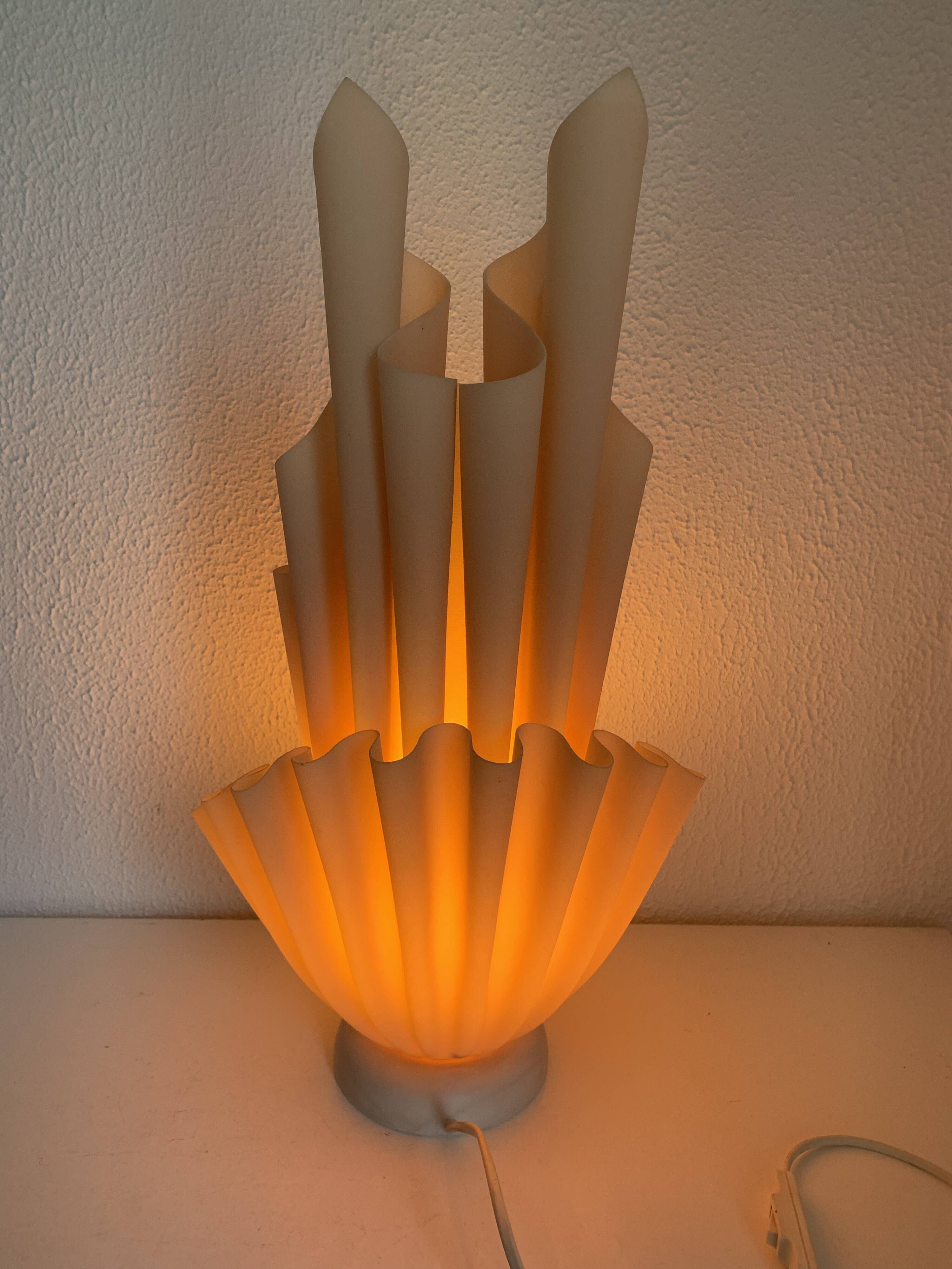Vintage 1970 Georgia Jacob Corolle Lamp - 51 cm