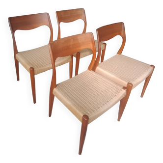 4 HARRY OSTERGAARD CHAIRS