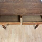 Farmhouse table louis Philippe style desk in oak
