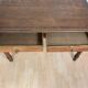 Table de ferme bureau style Louis Philippe en chêne