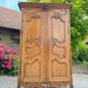 Provencal wedding armoire in walnut nîmes xviii eme century