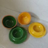 2 mini ceramic butter dishes