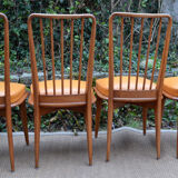 Four chairs folder to bars