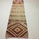 Turkish kilim runner 210x58 cm