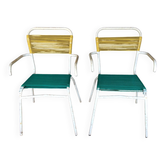 Scoubidou armchairs