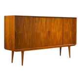 Buffet haut en teck modèle 19 par Gunni Omann pour Omann Jun, Danemark, années 1960