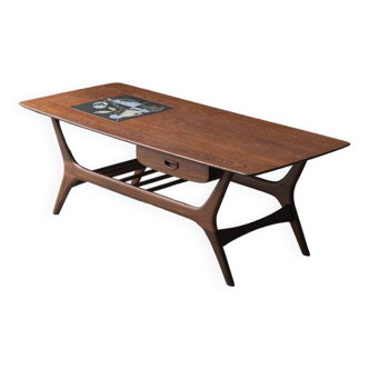 Table basse de Louis van Teeffelen, Pays-Bas, années 1960