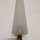 Modernist wall light in glass and brass by Maison Arlus, France circa 1950.