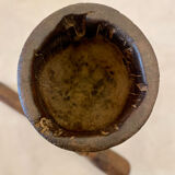 Antique African mortar in exotic wood with pestle