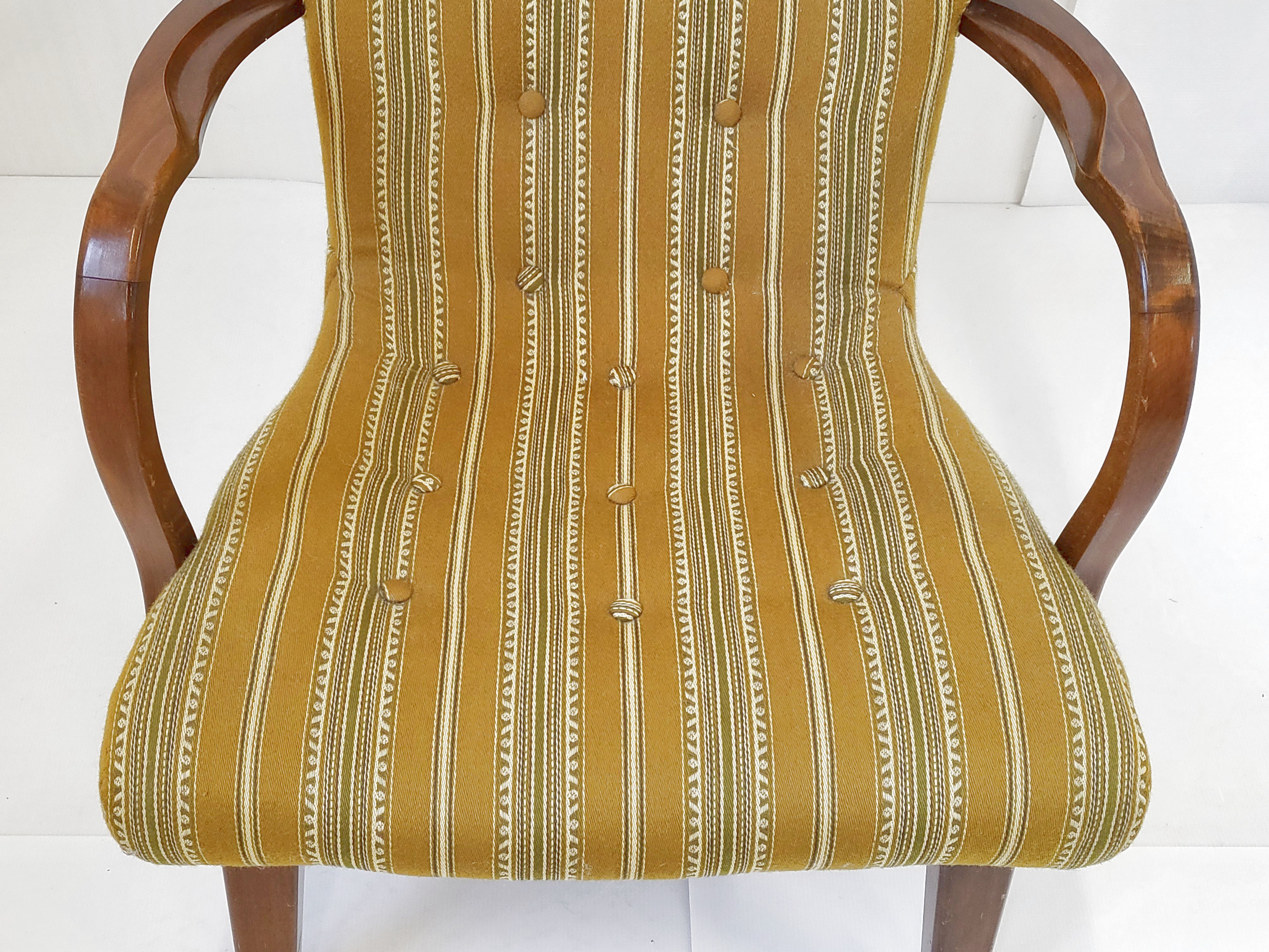 Pair of Danish armchairs 1940 vintage