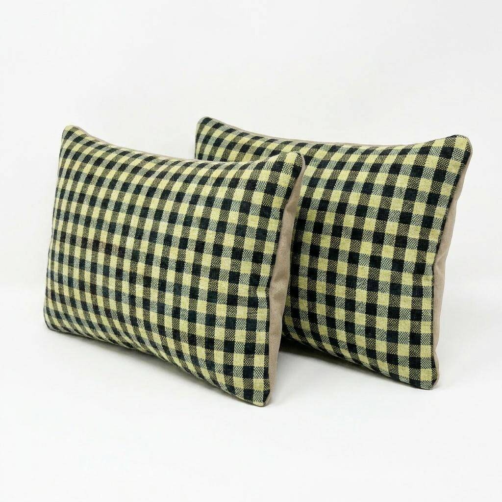 Set of 2 vintage kilim cushion covers 41x61 cm