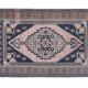 Vintage Turkish handmade rug 123x207 cm