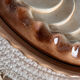 Vintage pie dish in barbotine apple pie Silea