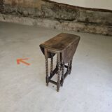 Folding oak table