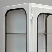 Cabinet médical en verre et fer, années 1970