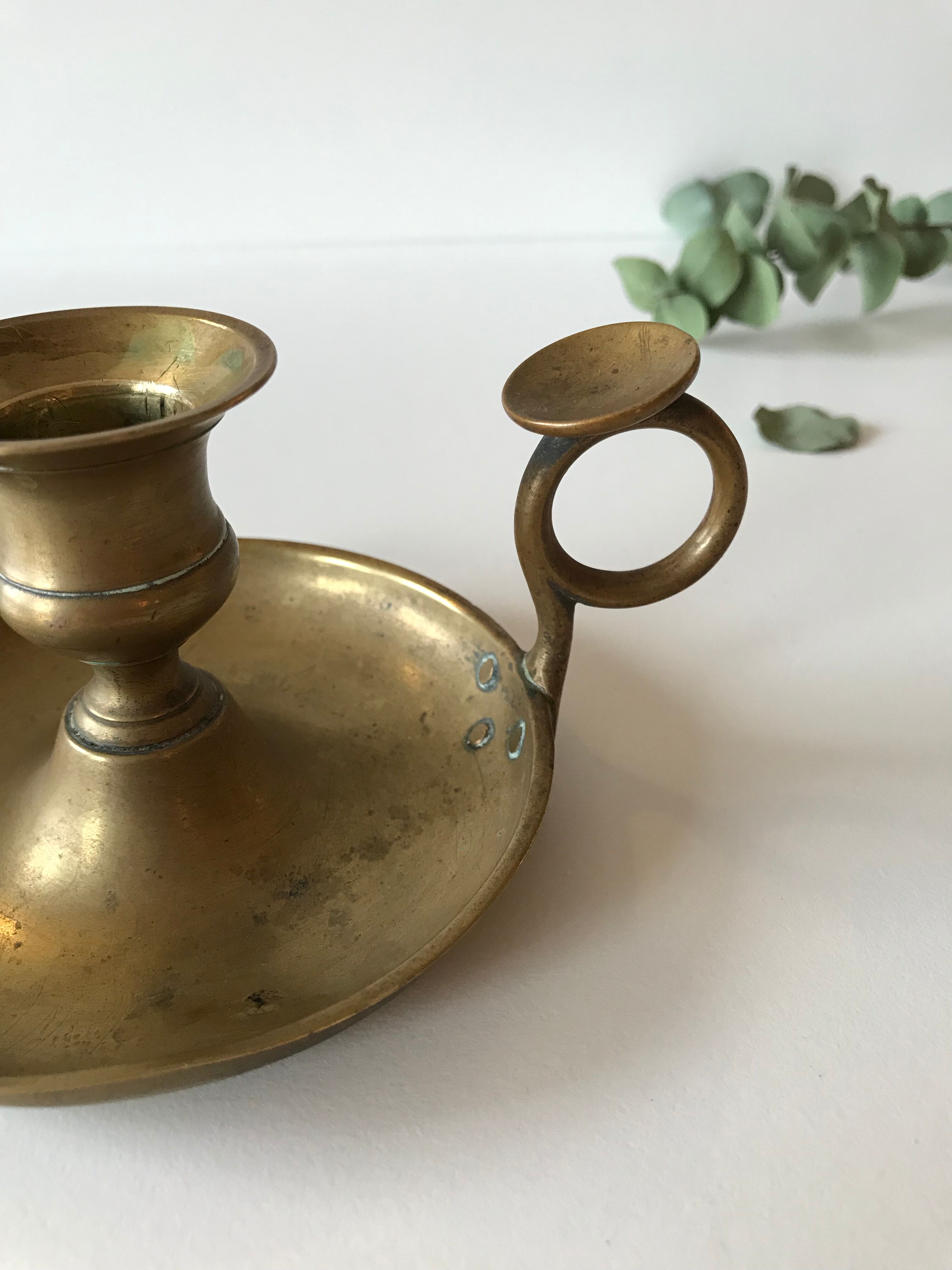 Brass candlestick