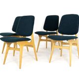 Set of 4 chairs in the style of Arne Hovmand olsen 'Bergen'