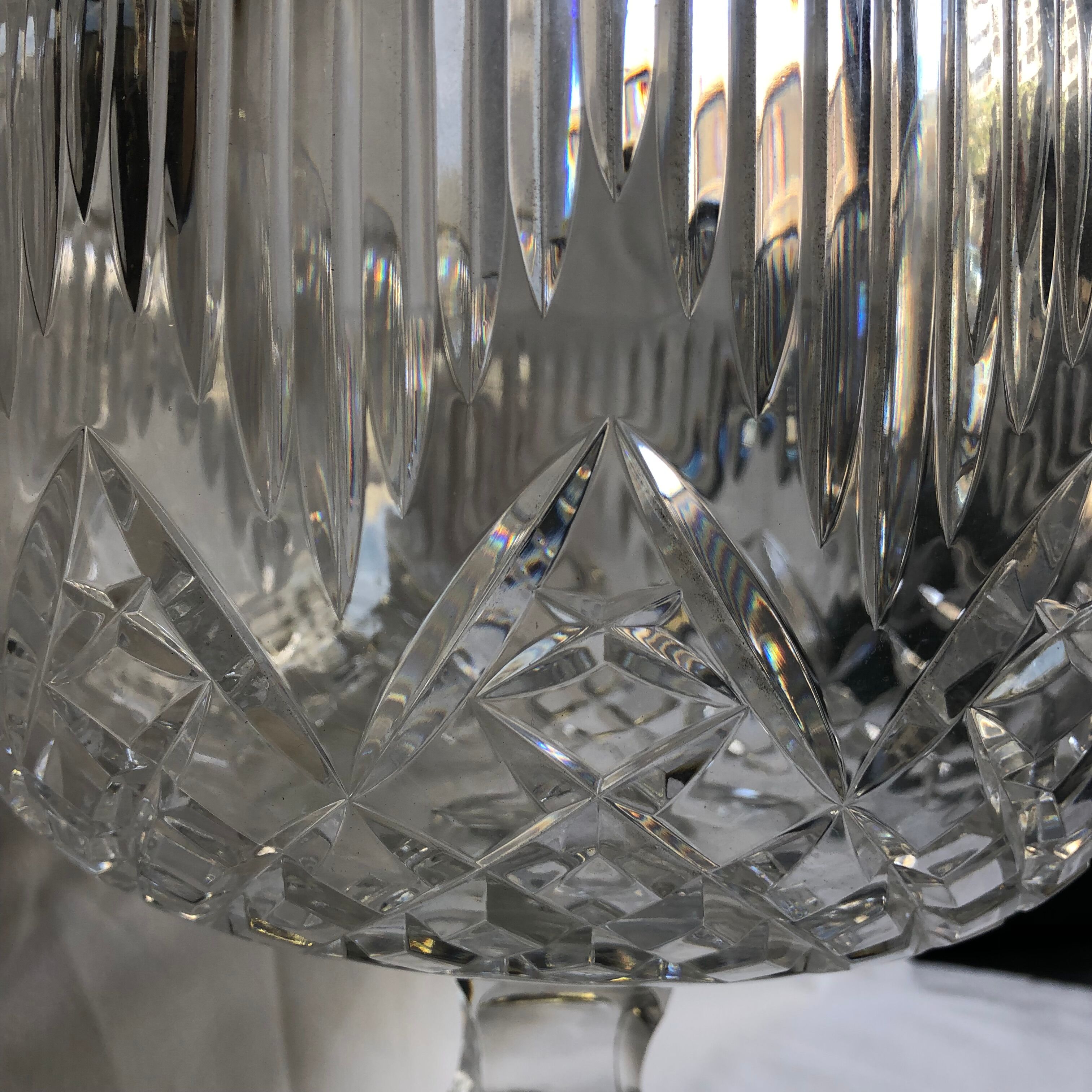 Bohemian crystal fruit cup