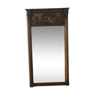 Antique trumeau mirror